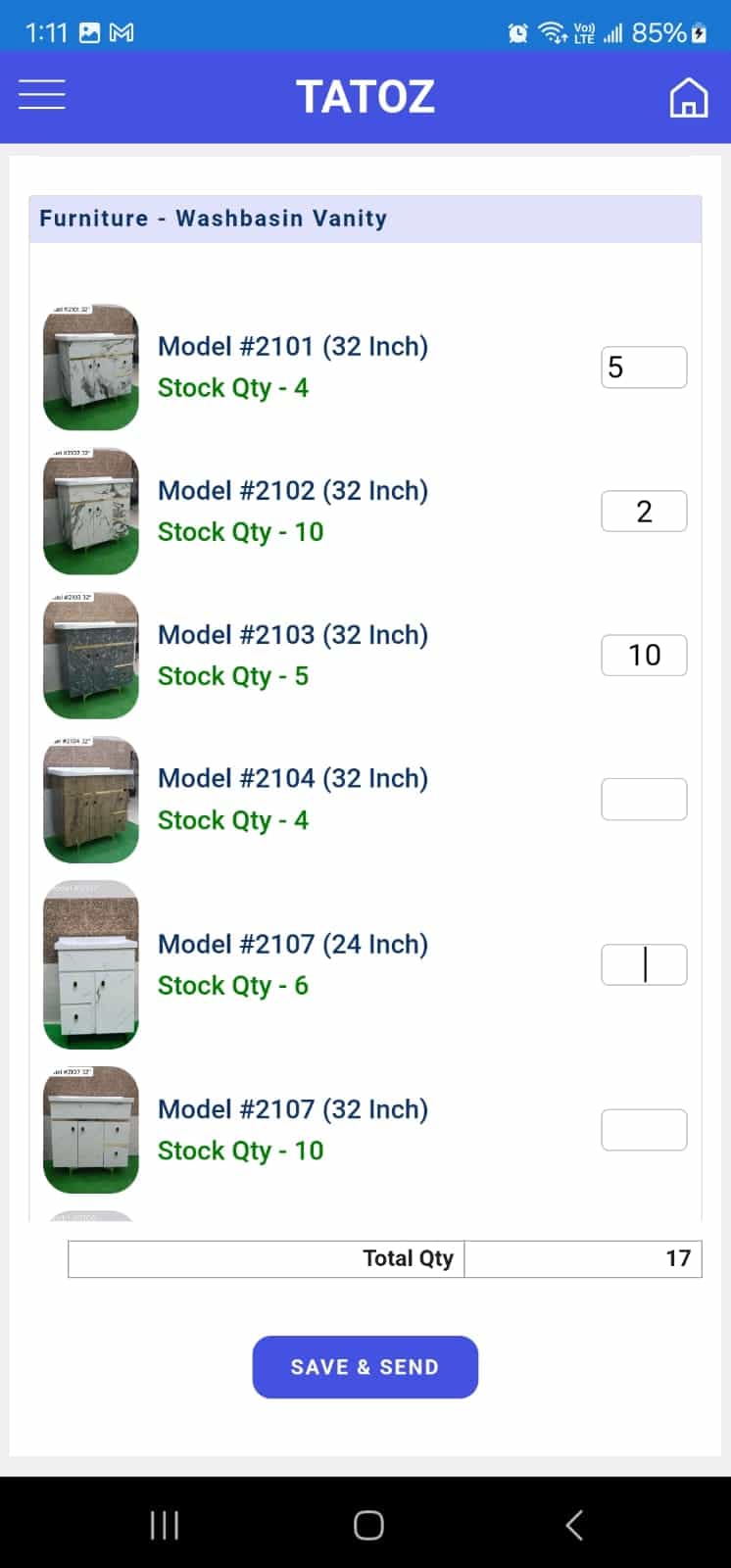 product catalogue mobile app